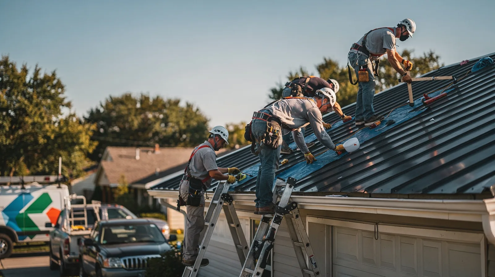 Metal Roof Installation in Sainte Marie, IL near me